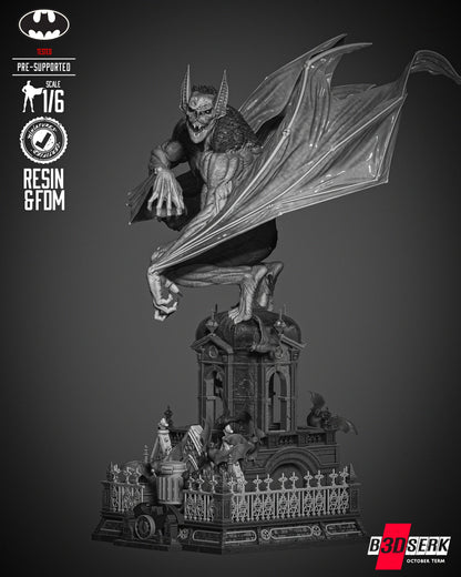 Man-Bat Sculpture