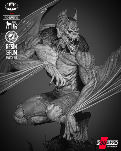 Man-Bat Sculpture