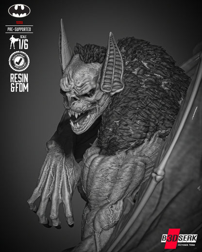 Man-Bat Sculpture