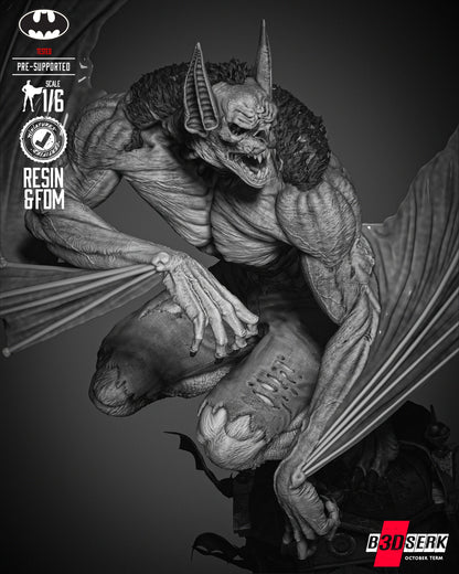 Man-Bat Sculpture