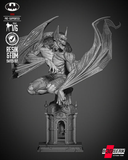 Man-Bat Sculpture