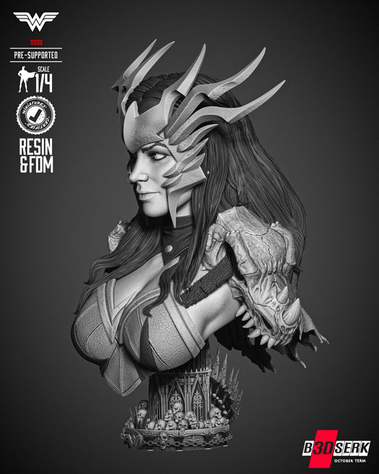 Wonder Woman Death Metal Bust