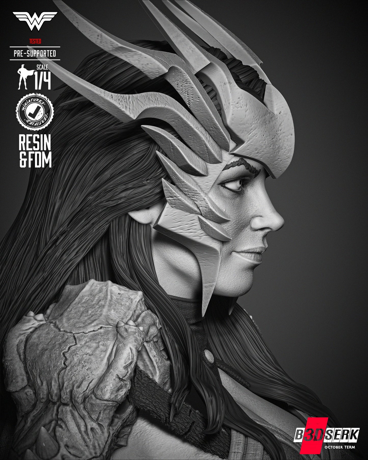 Wonder Woman Death Metal Bust
