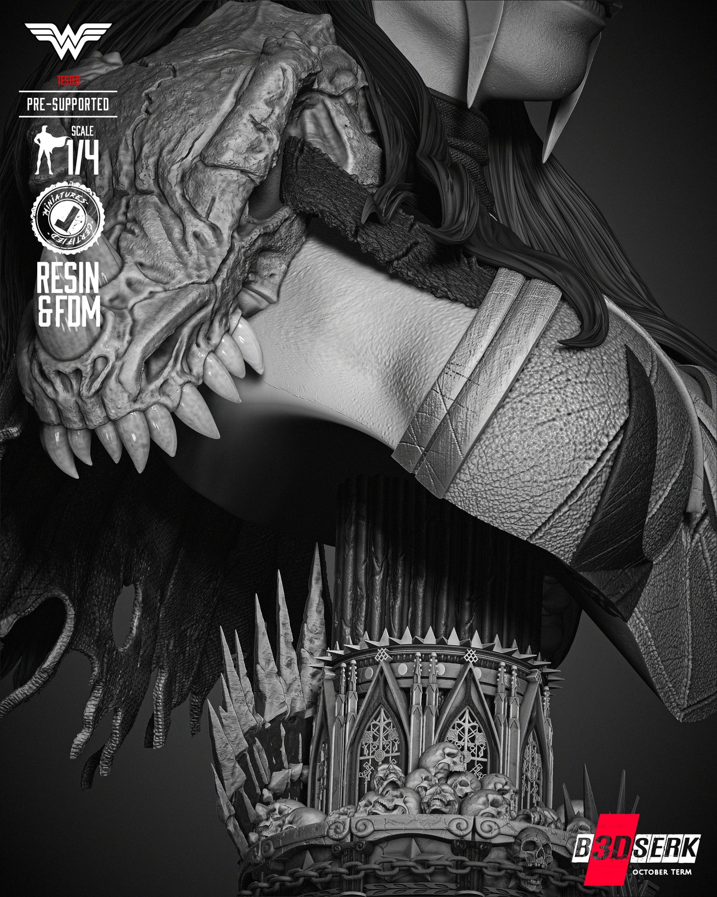Wonder Woman Death Metal Bust
