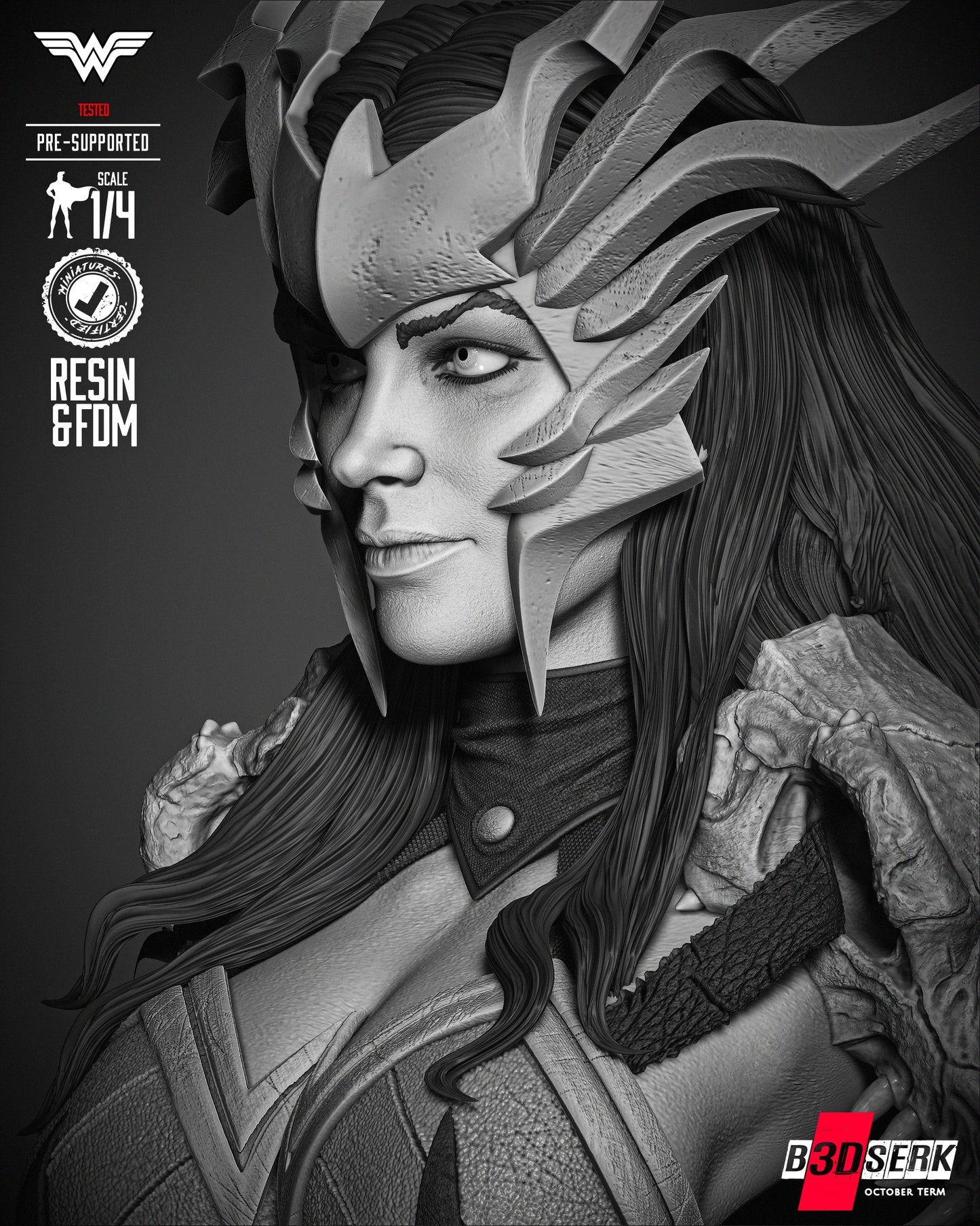 Wonder Woman Death Metal Bust