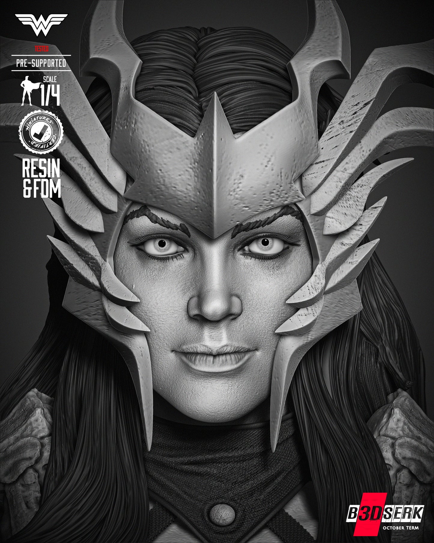 Wonder Woman Death Metal Bust