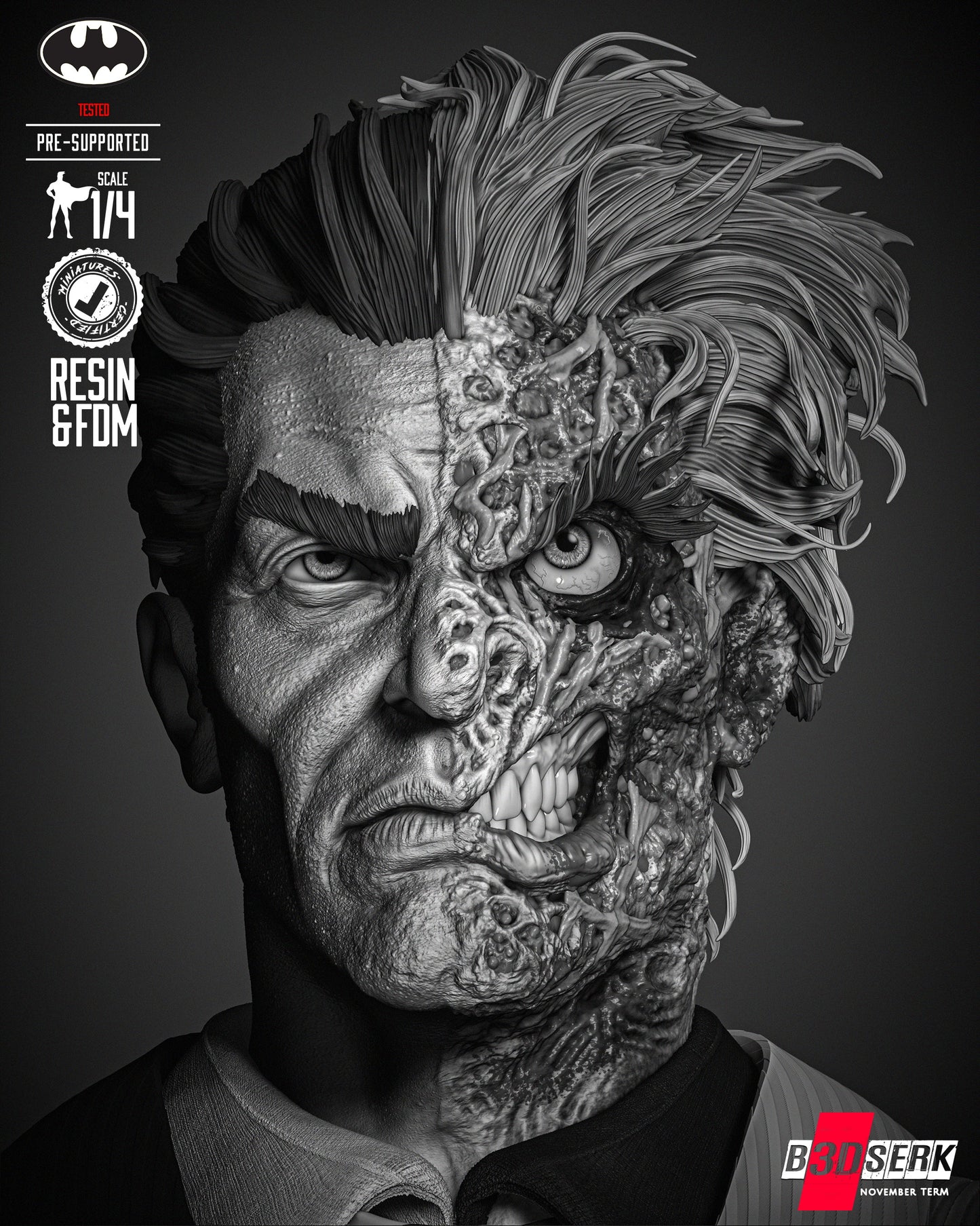 Two Face Bust