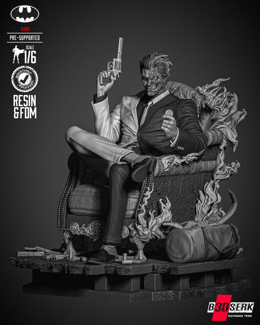 Two Face Sculpt