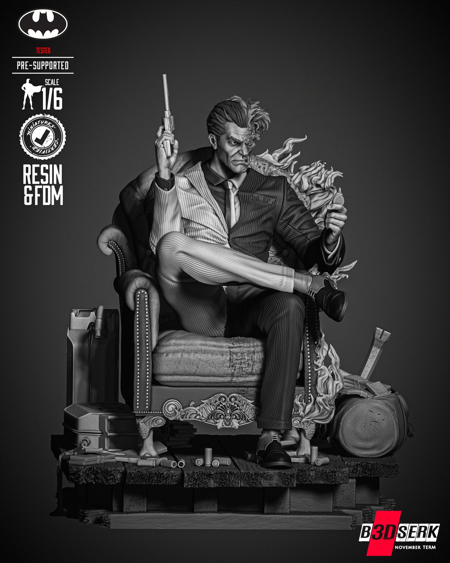 Two Face Sculpt