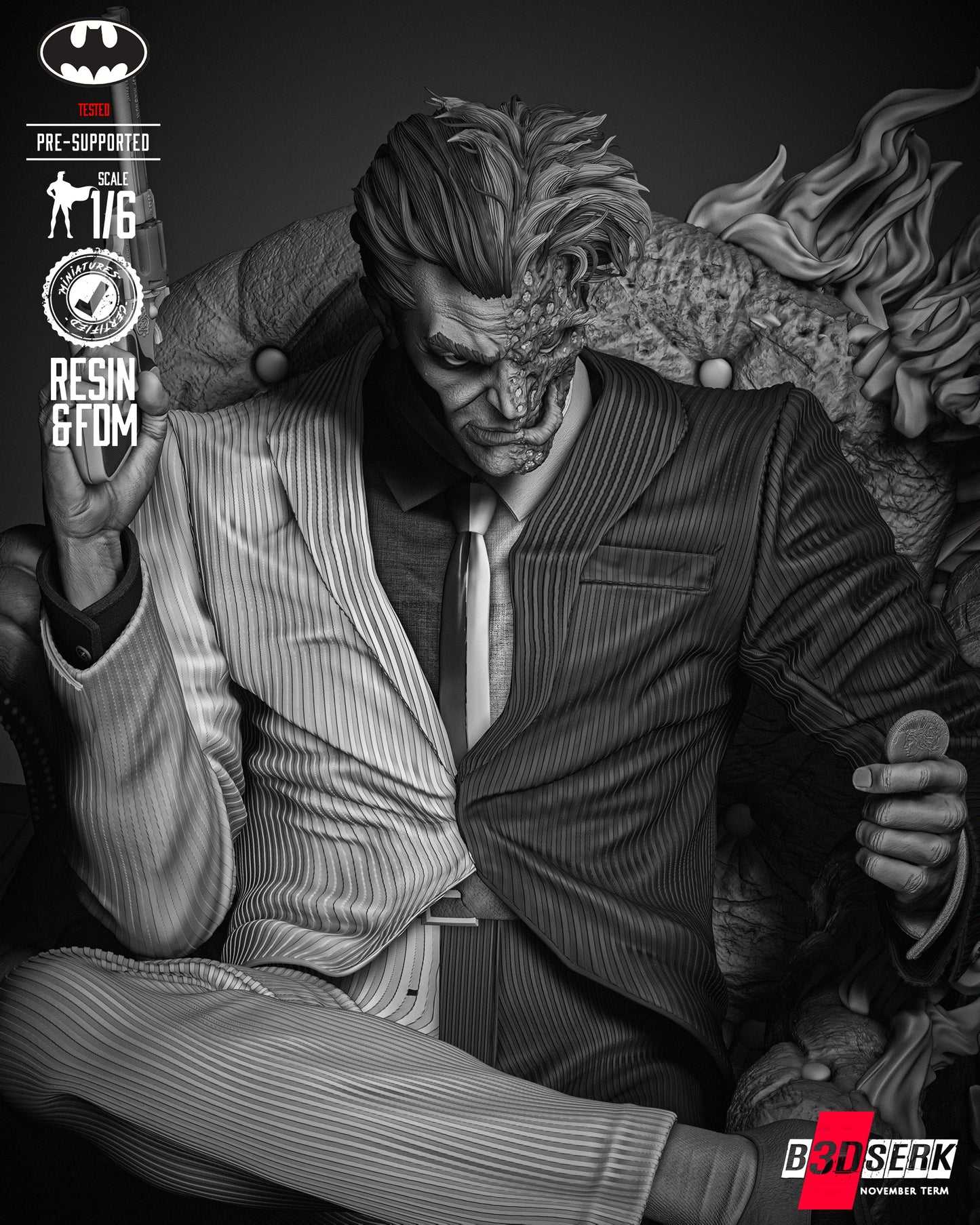 Two Face Sculpt