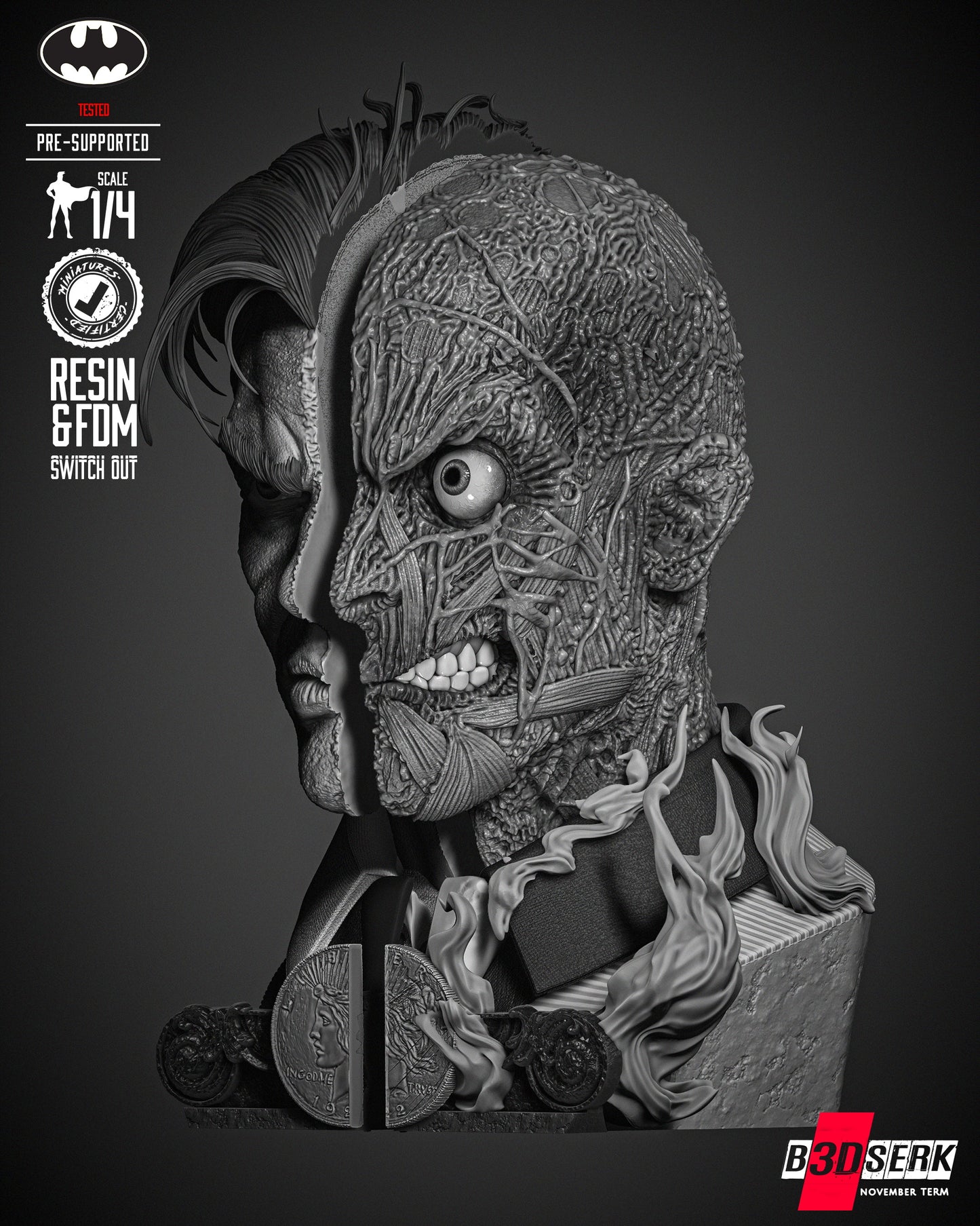 Two Face Bookholders