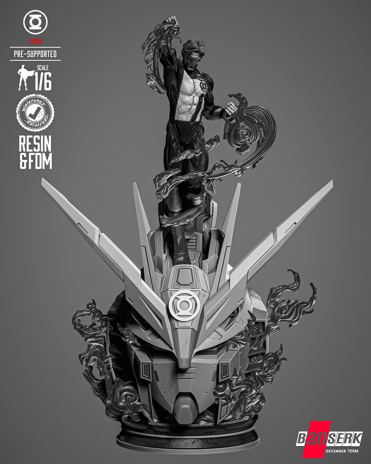 Kyle Green Lantern Sculpt