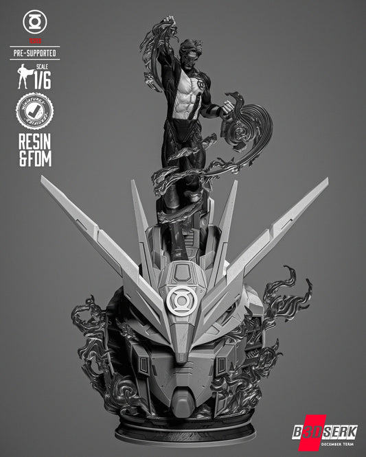 Kyle Green Lantern Sculpt