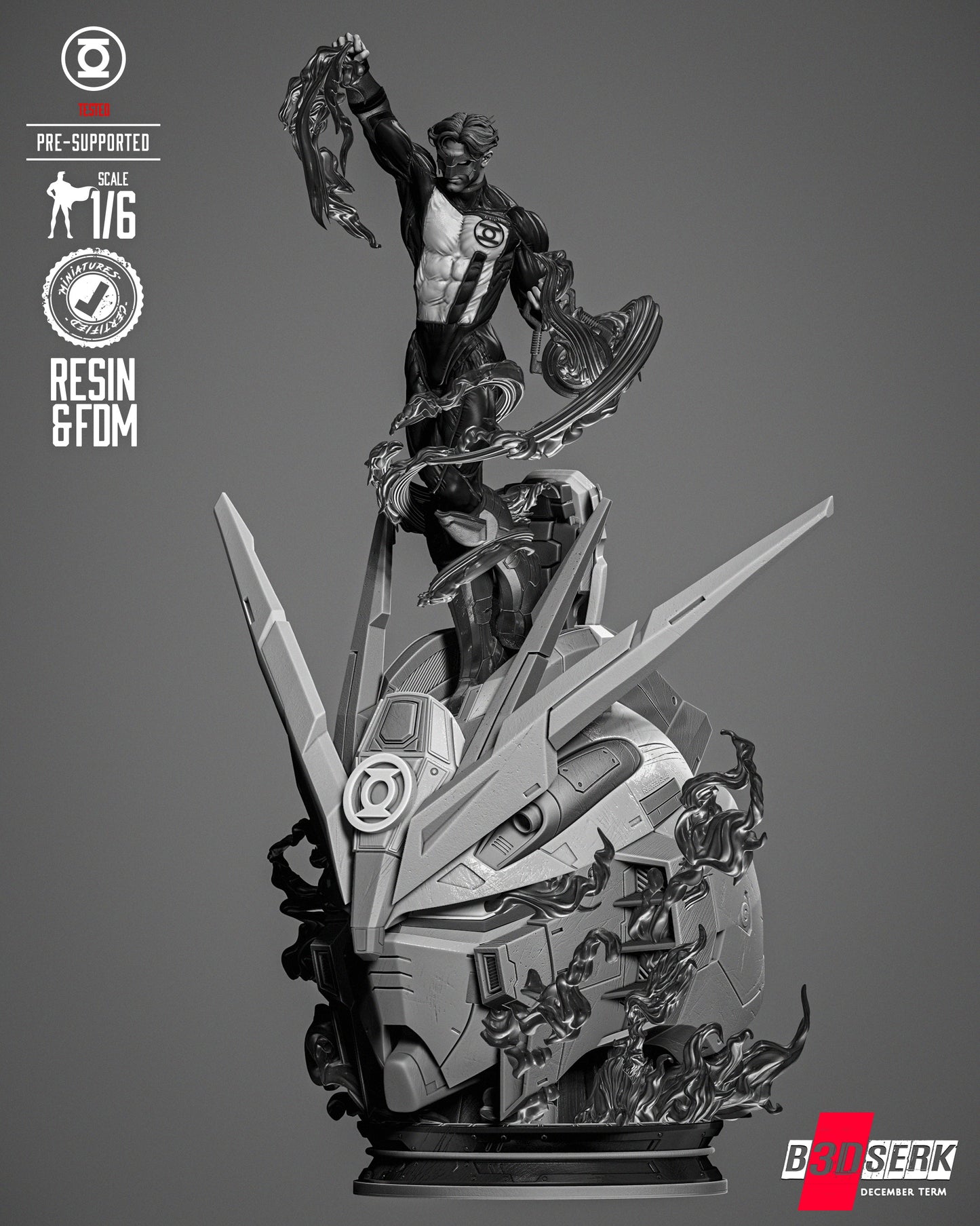 Kyle Green Lantern Sculpt