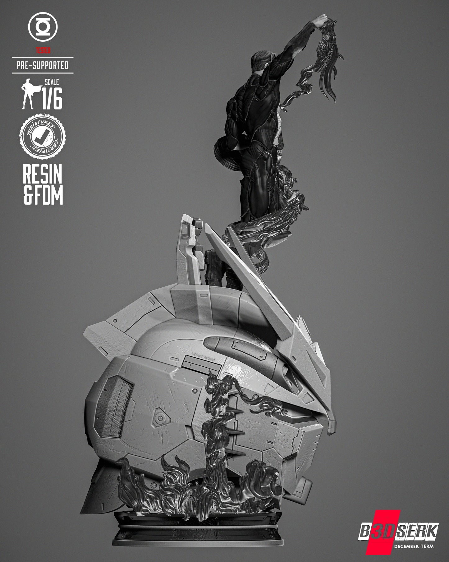 Kyle Green Lantern Sculpt