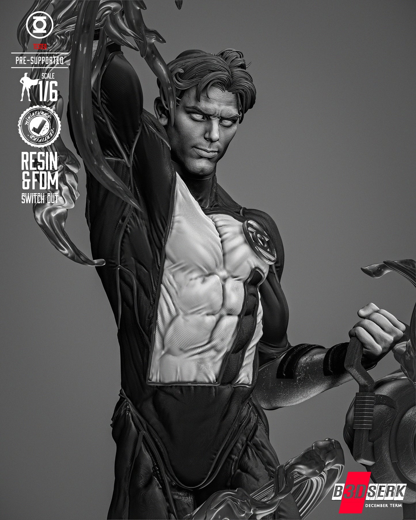 Kyle Green Lantern Sculpt