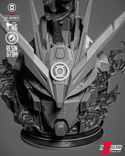 Kyle Green Lantern Sculpt
