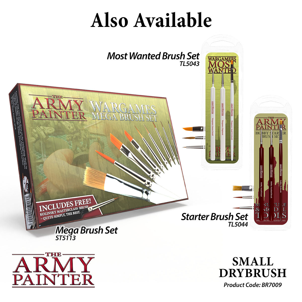 Wargamer Brush: Small Drybrush