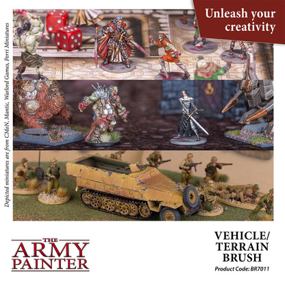 Wargamer Brush: Vehicle & Scenery