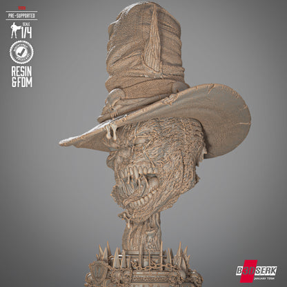 Gunslinger Spawn Head Portrait Bust