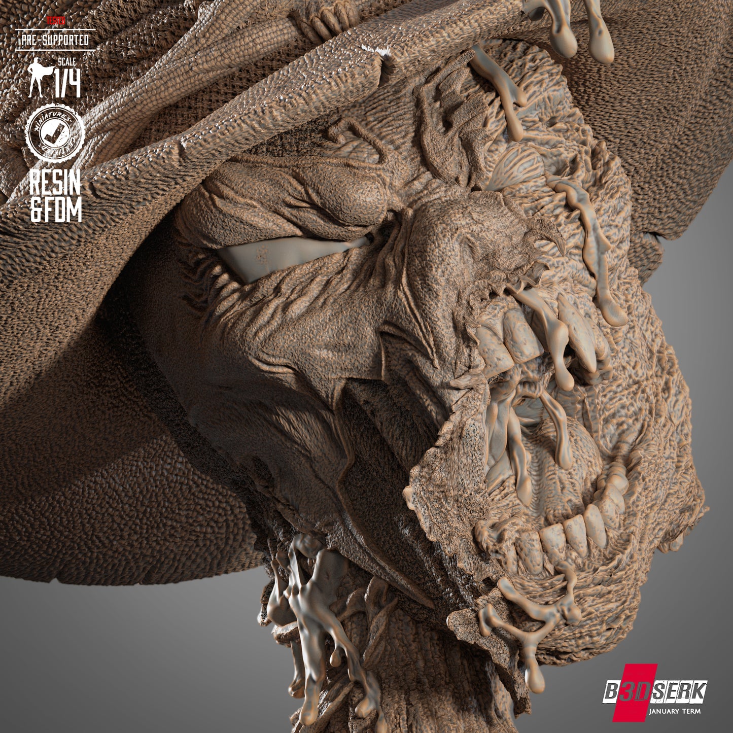 Gunslinger Spawn Head Portrait Bust