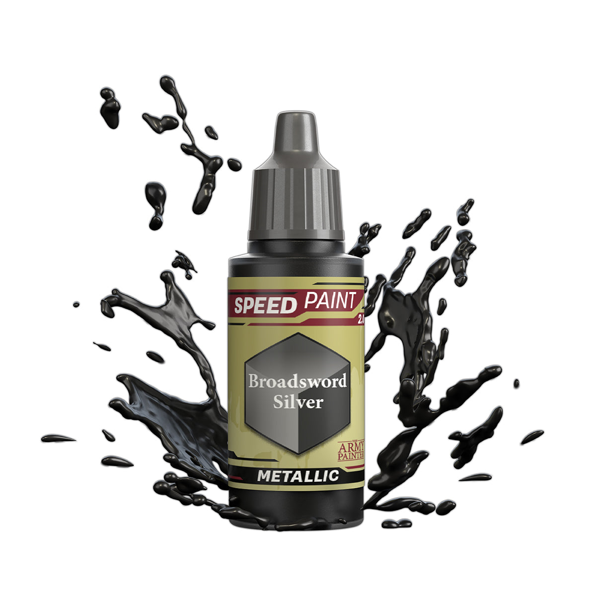 The_Army_Painter_Speedpaint_2.0_WP2030_Broadsword_Silver_18ml_dropper_bottle_acrylic_paint_verf_contrast_Metallic_1