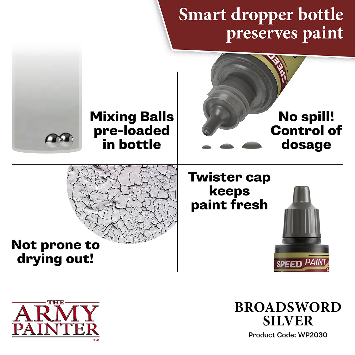 The_Army_Painter_Speedpaint_2.0_WP2030_Broadsword_Silver_18ml_dropper_bottle_acrylic_paint_verf_contrast_Metallic_5