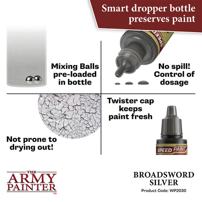 The_Army_Painter_Speedpaint_2.0_WP2030_Broadsword_Silver_18ml_dropper_bottle_acrylic_paint_verf_contrast_Metallic_5