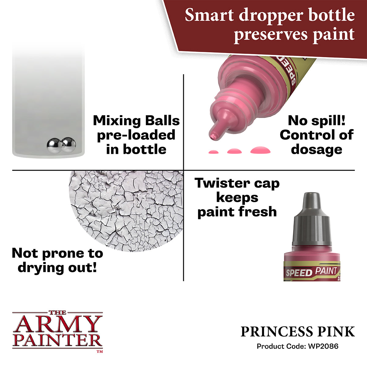 The_Army_Painter_Speedpaint_2.0_WP2086_Princess_Pink_18ml_dropper_bottle_acrylic_paint_verf_contrast_5