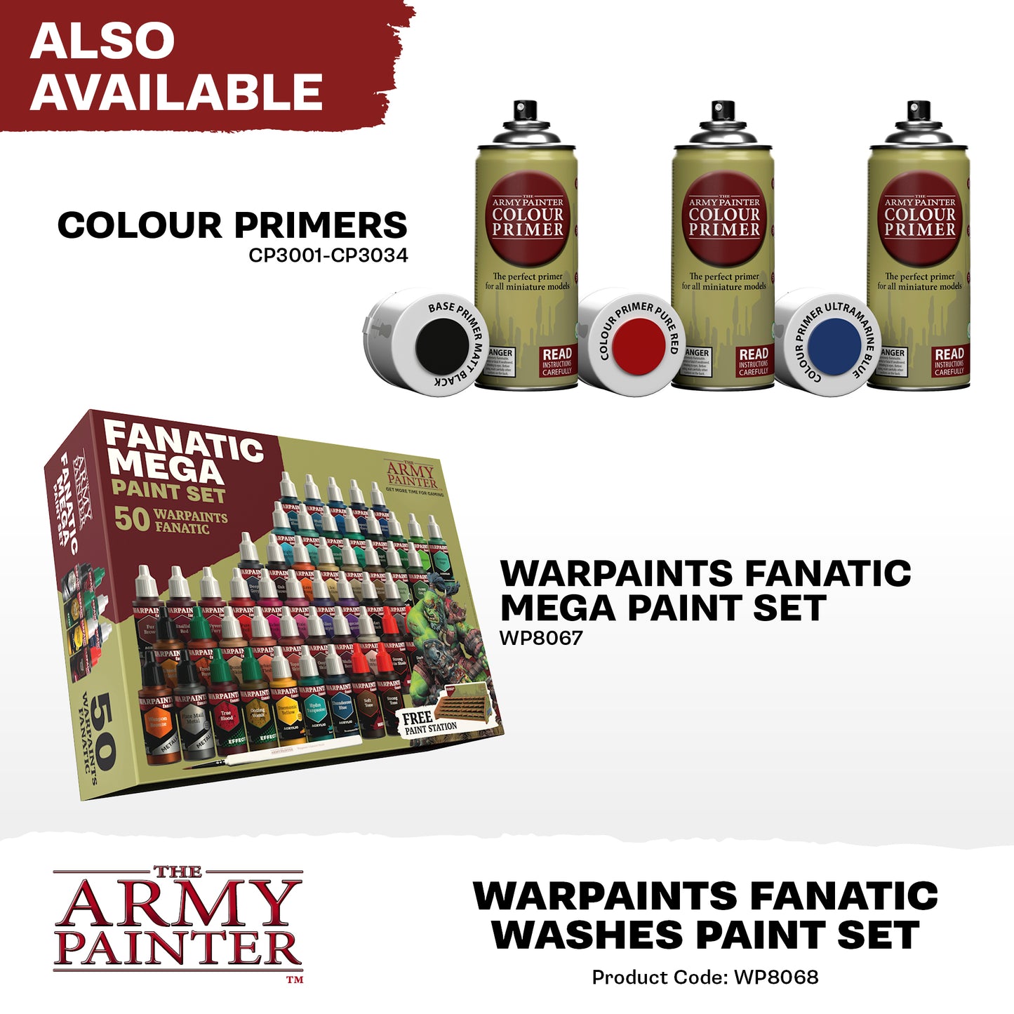 Warpaint Fanatic Washes Paint Set