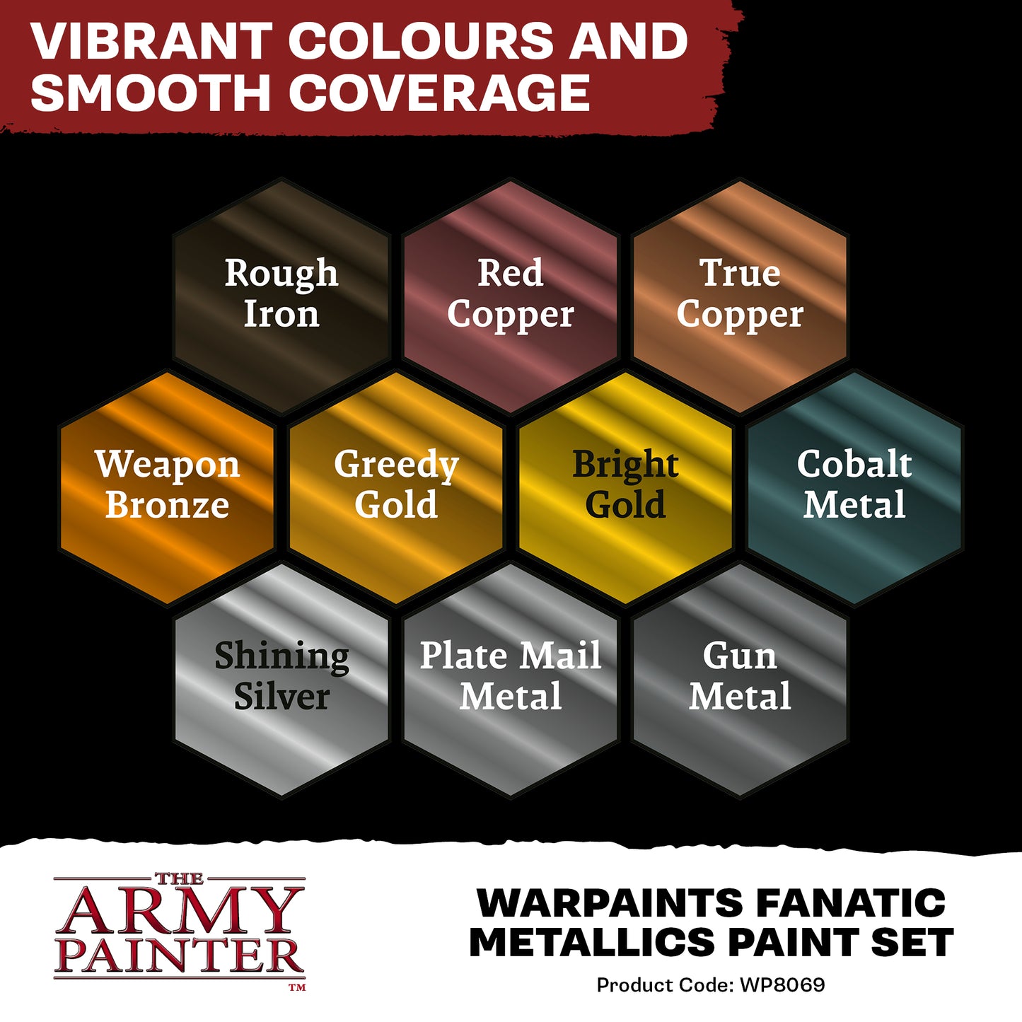 Warpaint Fanatic Metallics Paint Set
