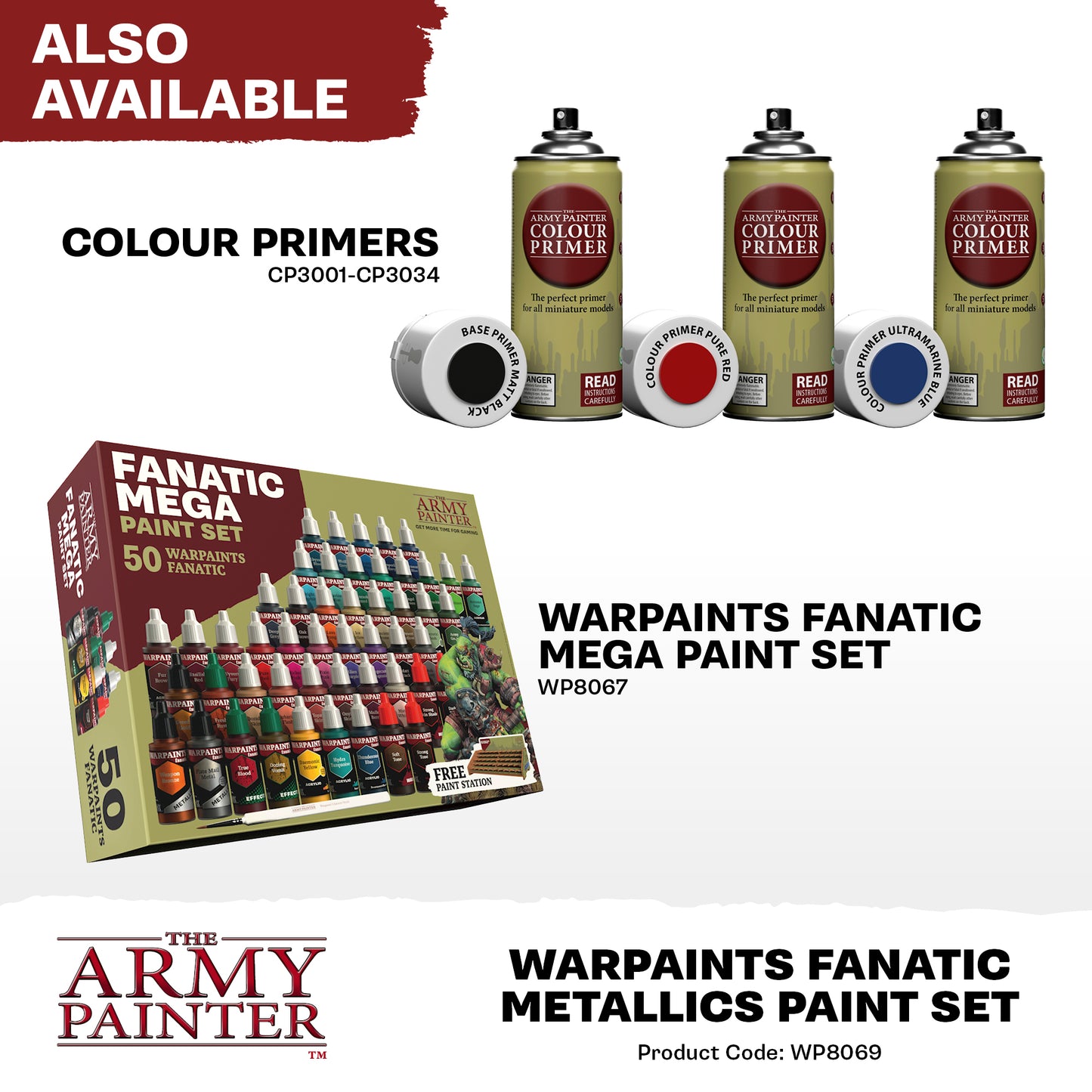 Warpaint Fanatic Metallics Paint Set